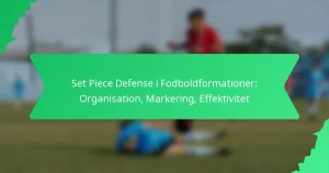 Set Piece Defense i Fodboldformationer: Organisation, Markering, Effektivitet